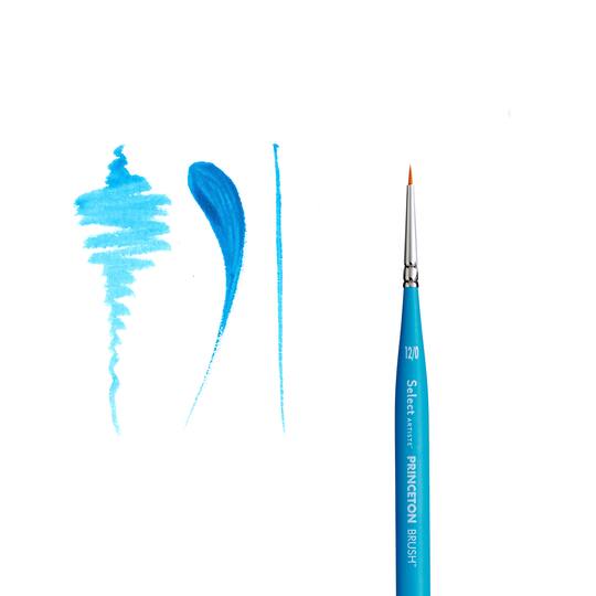 12 Pack: Princeton™ Select Artiste™ Series 3750 Short Handle Mini Round Brush